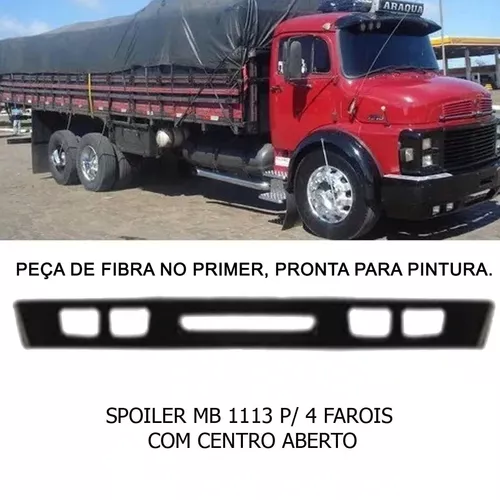 Spoiler Fibra Mb 1113 4 Farois Centro Aberto
