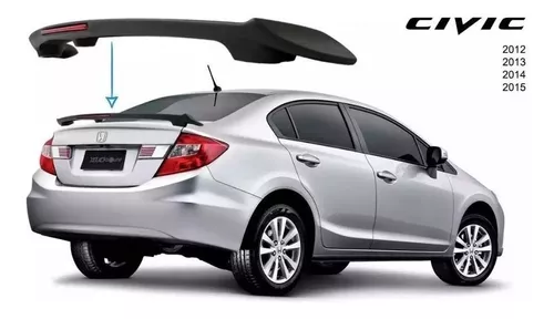Aerofolio Honda Civic 2010 A 2016 Com Break Light